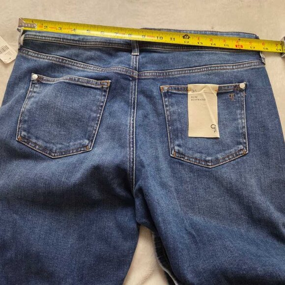 New 31 Anthropologie x Pilcro The Slim Boyfriend mid-rise relaxed jeans Ela Wash - Picture 10 of 11